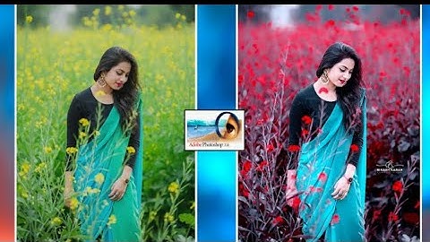 Moody Red-Black Photo Background Colour Gradding in Photoshop 7.0