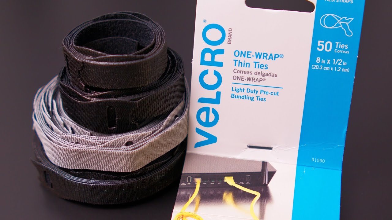 I love these! Velcro One-Wrap Thin Cable Ties 