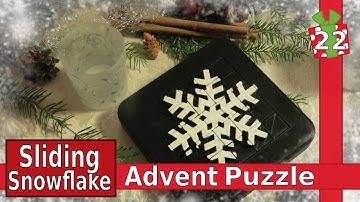 SLIDING SNOWFLAKE! - Puzzle Advent Calendar DAY 22