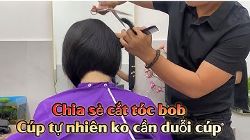 Chia Sẻ cắt tóc ngang đổ #tócbob #trungmaster #zalo0987897605 