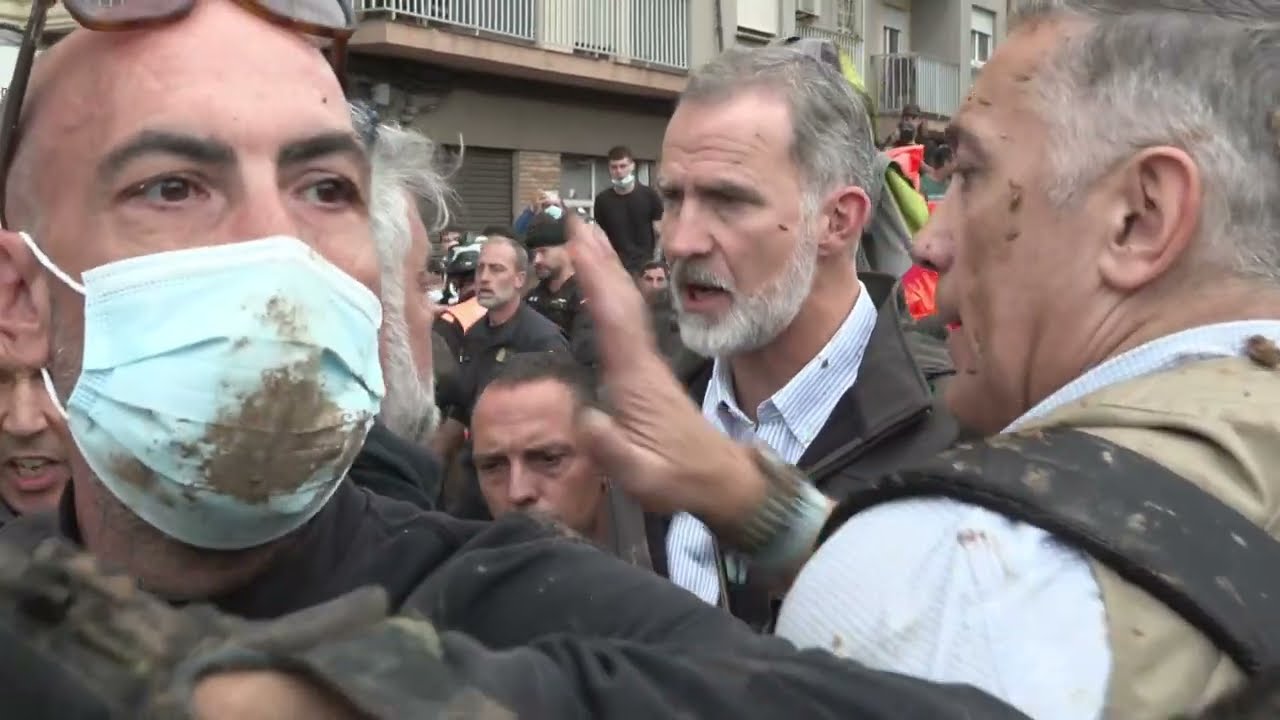 Momentos de tensión vividos durante la visita de los Reyes a Paiporta