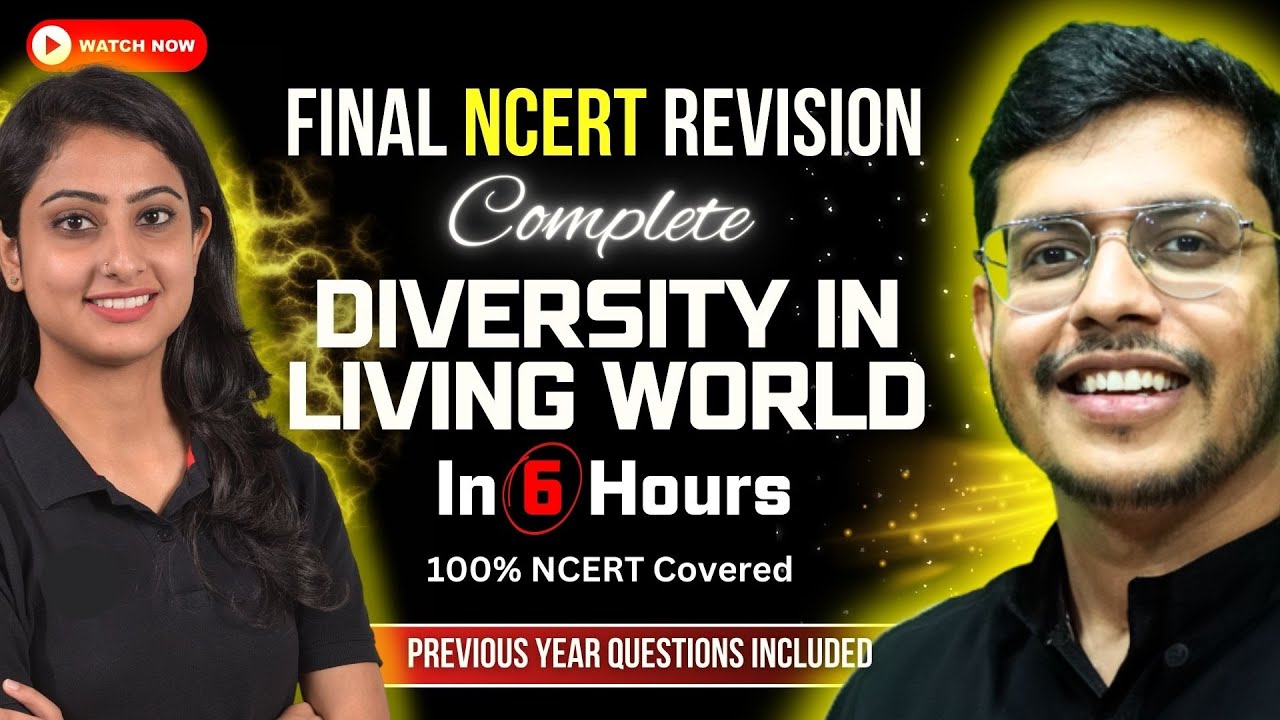 Complete Diversity in Living World | NEET Biology | NEET 2025 - YouTube