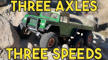 Crawler Canyon Presents: 3 axles, 3 speeds, ∞ variables