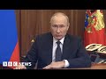 Russian President Putin Speech On Ukraine (Video Reports)