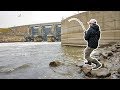 I Thought I was SNAGGED!!! (Giant SPILLWAY Fishing)