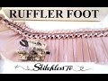 How to use a ruffler foot to sew frills pleats