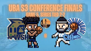 UBA SEASON 3 CONFERENCE FINALS | #2 Washington Natives @ #1 Chicago Centurions | SERIES TIED 2-2