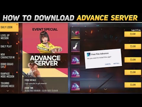 HOW TO DOWNLOAD FREE FIRE ADVANCE SERVER 2023 😱⚡ 