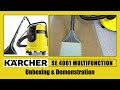 Karcher SE 4001 Multifunction Vacuum Cleaner Unboxing & Demonstration