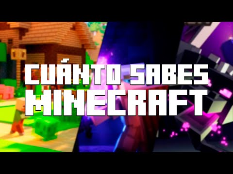 👉 CUÁNTO SABES REALMENTE SOBRE MINECRAFT ✨ EDICIÓN 2021