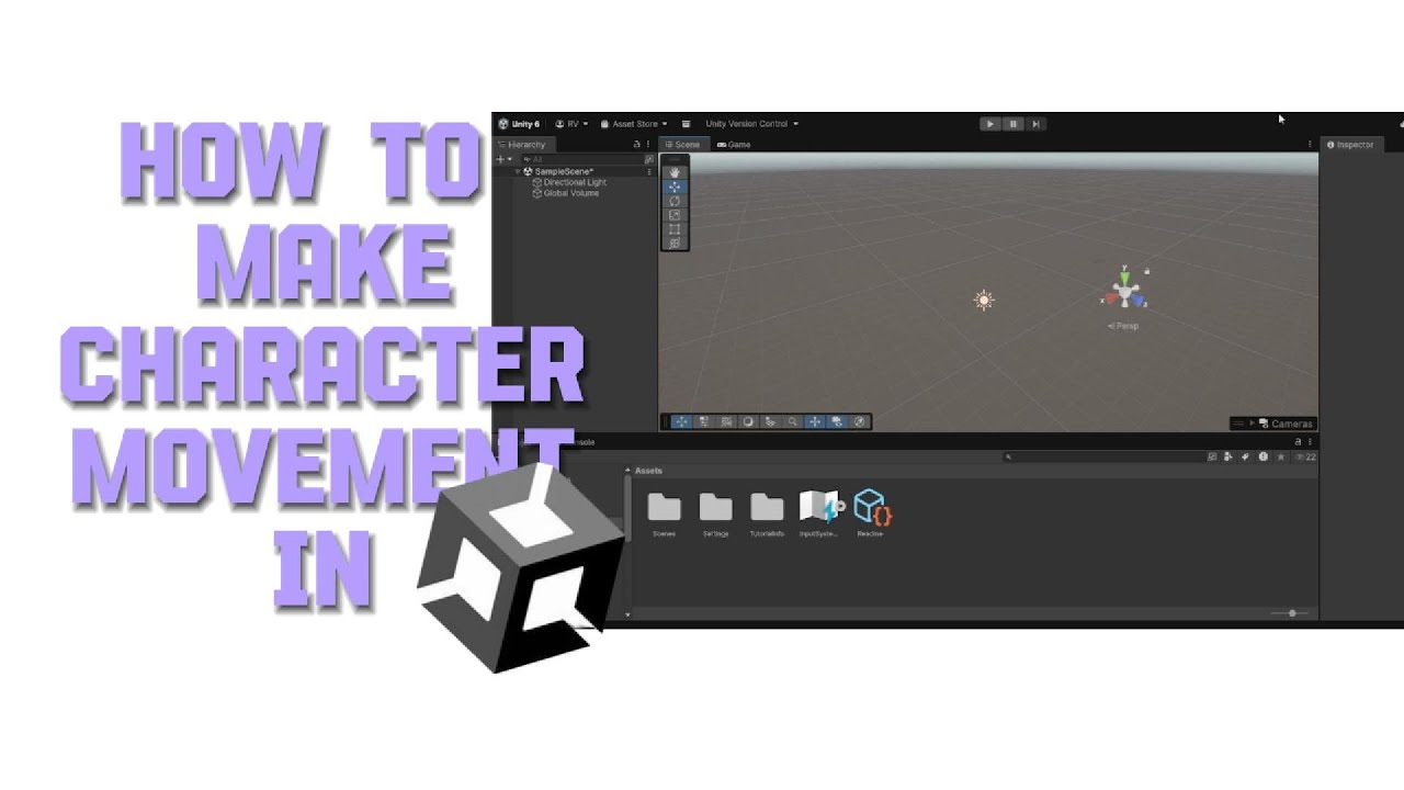 HOW TO MAKE CHARACTER MOVEMENT IN UNITY 3D - YouTube