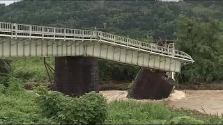 JR磐越西線の橋りょうが倒壊　喜多方～野沢間で当面運転見合わせに《福島県・大雨》 (22/08/04 12:07)