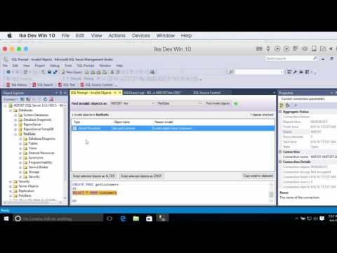 RedGate SQL Prompt - Find Invalid Objects