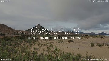 الله نور السموات والأرض - النور (35) - القارئ: عبدالولي الأركاني #دقيقة_لقرآنك