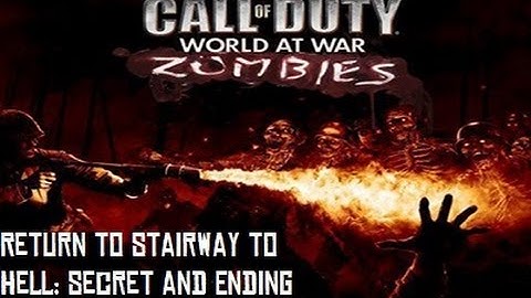 CoD: WaW - Return to Stairway to Hell Custom Zombie Map - Secret Room and Ending