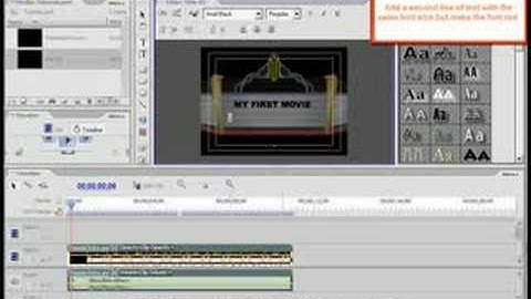 Adobe Premiere Elements Tutorial - Making a custom title