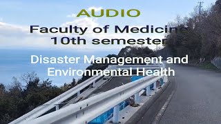 AUDIO : Disaster Management and Environmental Health.