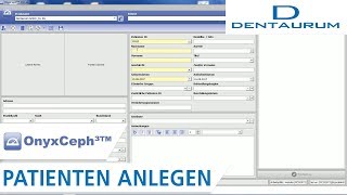 Anlegen von neuen Patienten in OnyxCeph³™