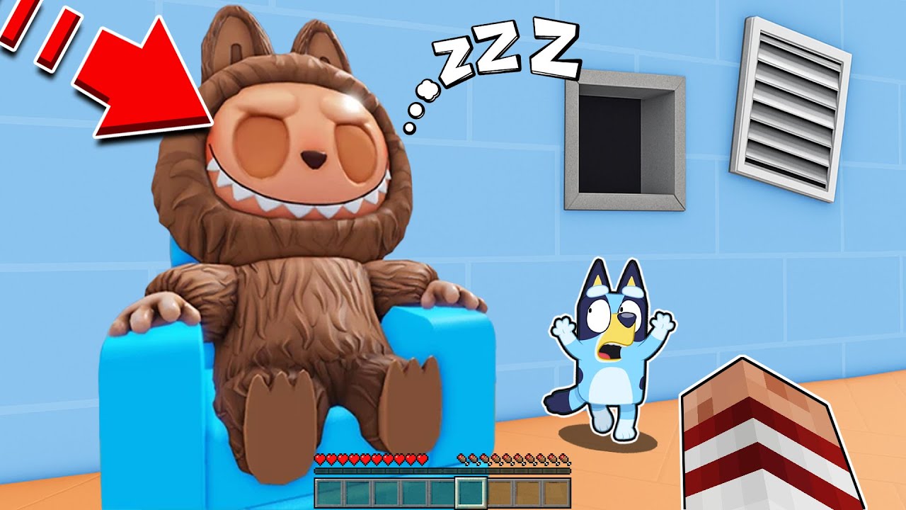 ESCAPAMOS DE LA GUARDERÍA DE LABUBU CON BLUEY