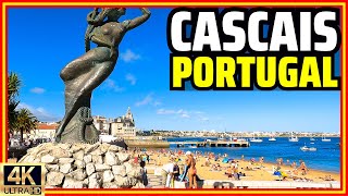 [4K] Кашкайш, Португалия 😀 Пешая экскурсия по красивому городу недалеко от Лиссабона!