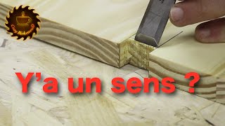 Technique de menuiserie : bien utiliser un ciseau à bois (le sens du biseau)