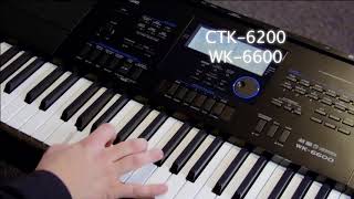 Casio CTK6200 and WK6600 Keyboards   Casio Select Workshop