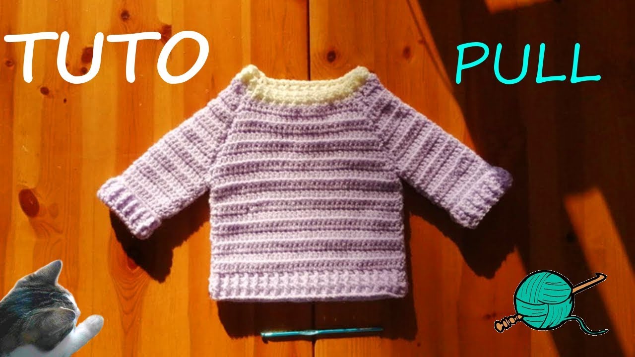 TUTO CROCHET Comment faire un pull enfant