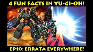 Yugioh Errata Everywhere! | 4 Fun Facts in Yu-Gi-Oh! Episode 10