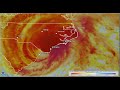 Hurricane Florence Makes Landfall In North Carolina (Satellite Longer Loop)