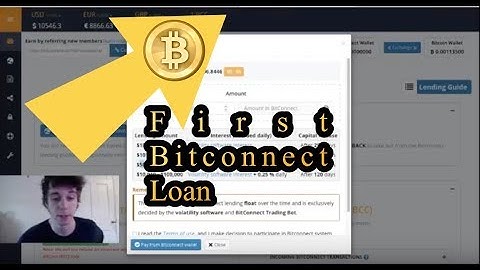 How to do your first loan with Bitconnect