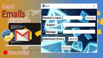 send email  using python || email bot || python projects for beginners || Project Maker