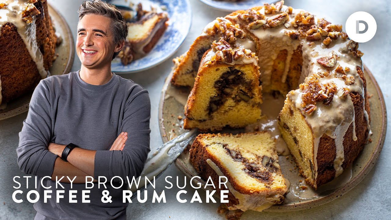 EASY Baking Coffee & Rum Cake! YouTube
