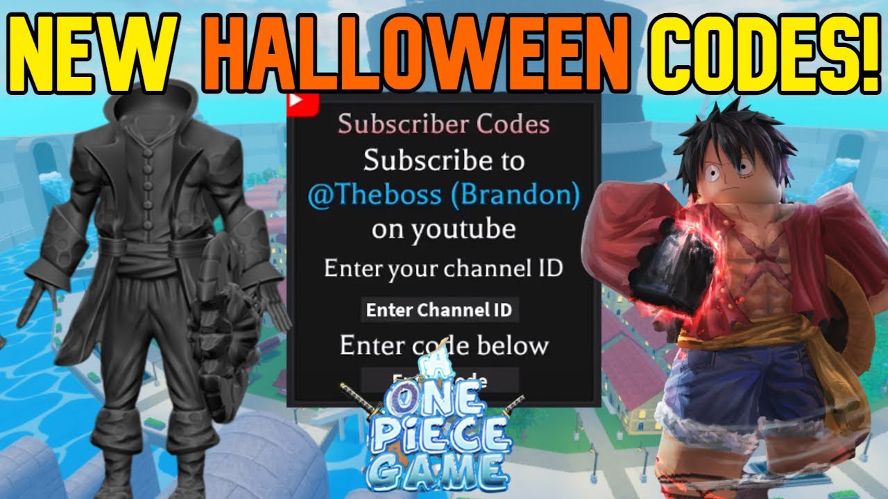 AOPG] ALL NEW *SECRET* HALLOWEEN CODES IN A One Piece Game! 