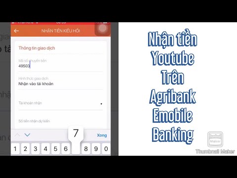 Nhận tiền YouTube - wu - bằng Agribank Emobile Banking | Foci