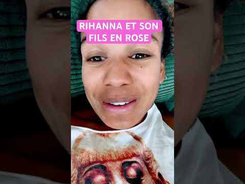 Rihanna et son fils en rose
