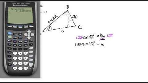 Laws of Sine and Cosine Part 3 of 6 The No Triangle Case