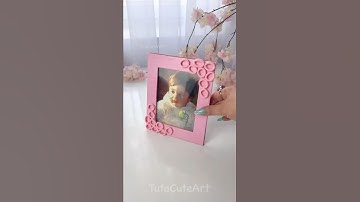 DIY cute photo frame 🩷✨