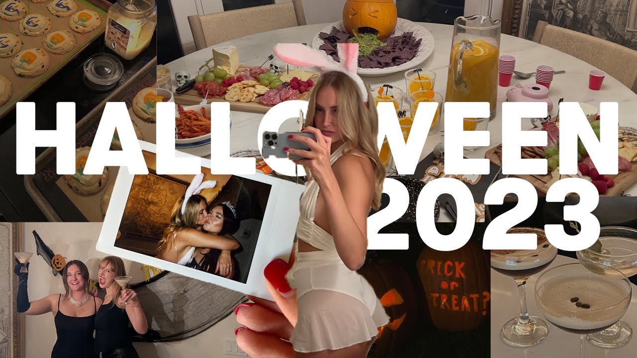 Halloween vlog!   hosting a party, diy spooky snacks | Casual Fall Vlogs 2023 ep 2