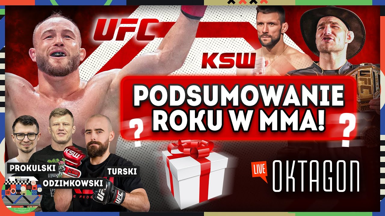 GAMROT CZY RĘBECKI? ISLAM CZY STRICKLAND? UFC, KSW I FEN. PODSUMOWANIE 2023 ROKU W MMA! OKTAGON LIVE