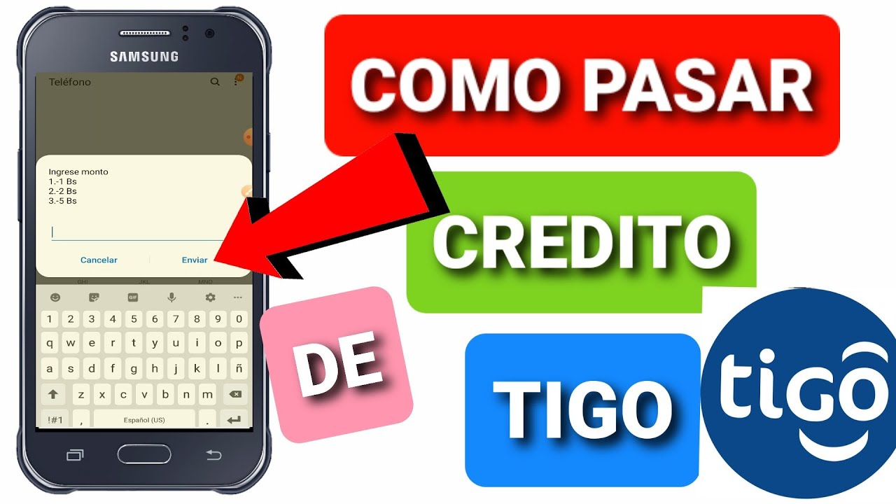 Como pasar credito de TIGO YouTube