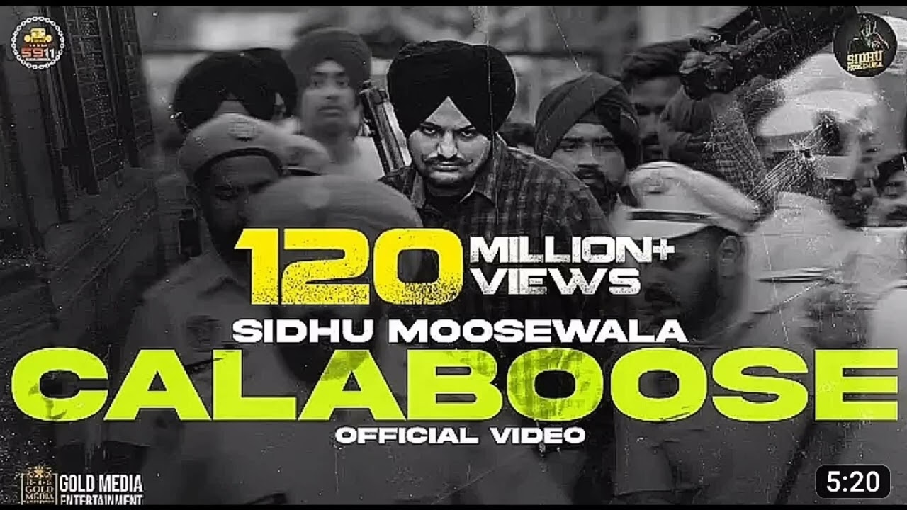 CALABOOSE ( Official Full Song) Ft. Sidhu Moose Wala | Ft. Wazir patar | Punjabi New Song 2023