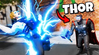 Unstoppable Thor Destroys Cops In GTA 5 RP