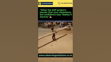 “Junior SAP Consultant Handling Full Project Alone 😂 | Funny SAP Meme | SAP Training Motivation”