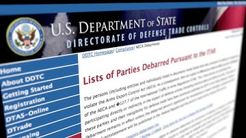 Learn About the Export Screening App: The ITAR Debarred List
