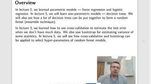 MH4510 Lecture 5 part 0 - overview