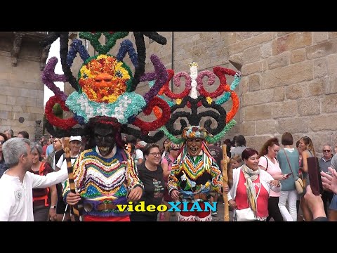 CARNAVAL GALICIA | 👉 VIANA DO BOLO | DESFILE DE ENTROIDOS EN SANTIAGO DE COMPOSTELA 2022