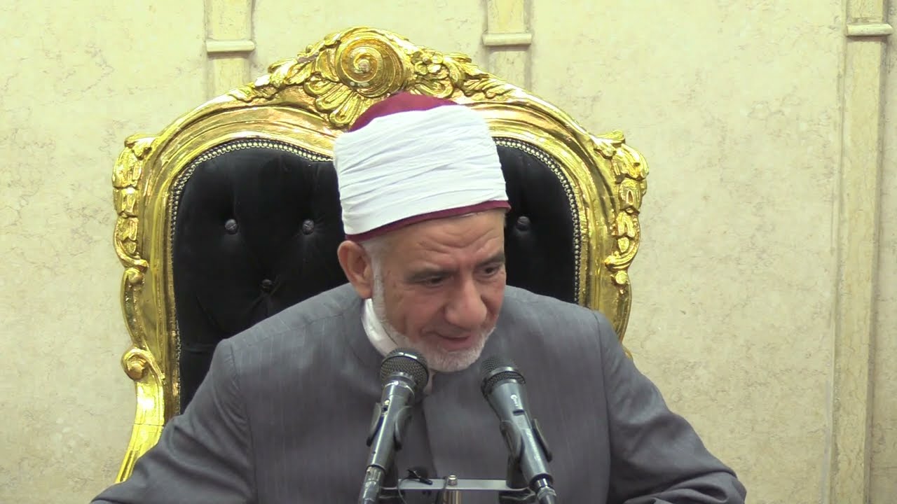 درس فضيلة الشيخ محمد عز في الاحتفال بالمولد النبوى الشريف بروض الفرج