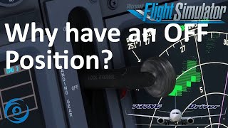 Landing Gear OFF POSITION - Why is it there - And how to use it with your joystick | Real 737 Pilot