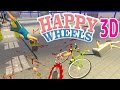 爆弾だらけの道で世界一危険なサイクリング!? - 3D版 Happy Wheels 実況プレイ