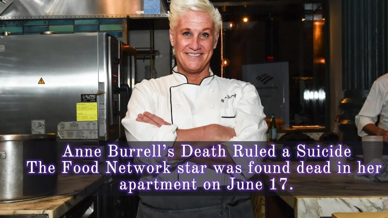 Anne Burrell’s Death Ruled a Suicide